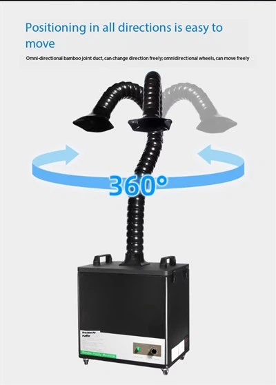 उच्च दक्षता लेजर मार्किंग/वेल्डिंग/सफाई धूआं शोधक